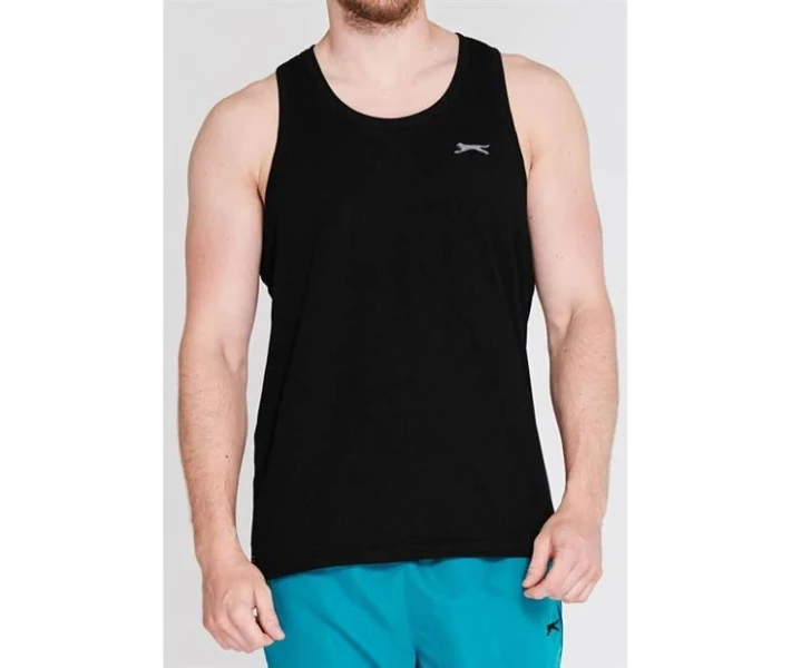Фото - чоловічу майку Майка Slazenger Muscle Vest Black XXL