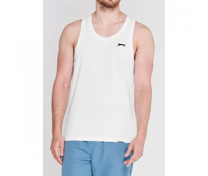 Фото - чоловічу майку Майка Slazenger Muscle Vest White XS