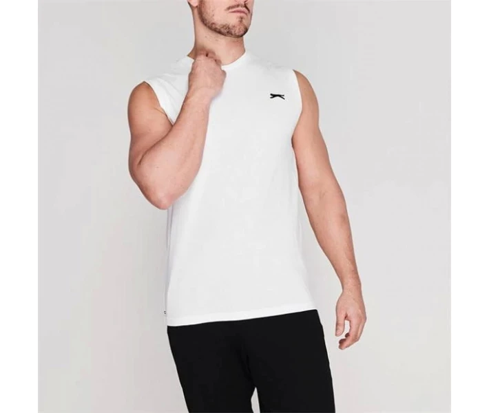 Фото - чоловічу майку Майка Slazenger Sleeveless White 4XL