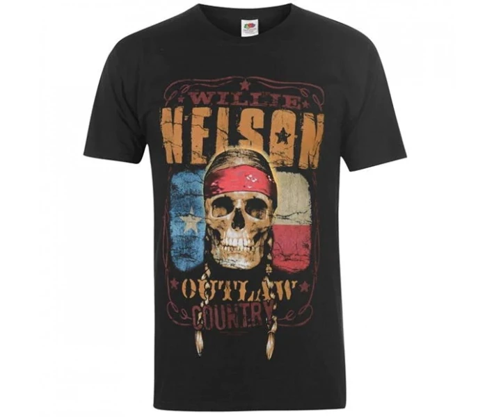 Фото - чоловічу футболку Футболка Official Willie Nelson Outlaw XL