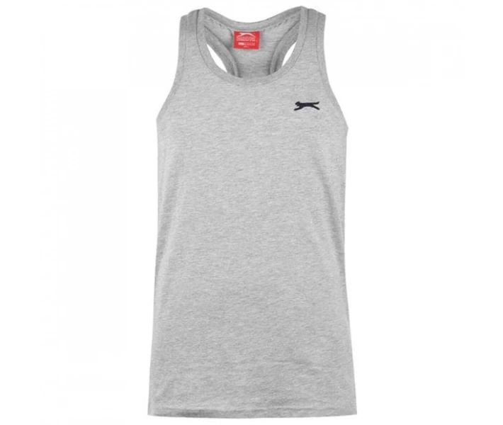 Фото - чоловічу майку Майка Slazenger Muscle Vest Grey Marl XS