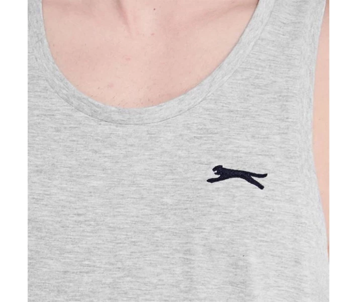 Фото - чоловічу майку Майка Slazenger Muscle Vest Grey Marl XS