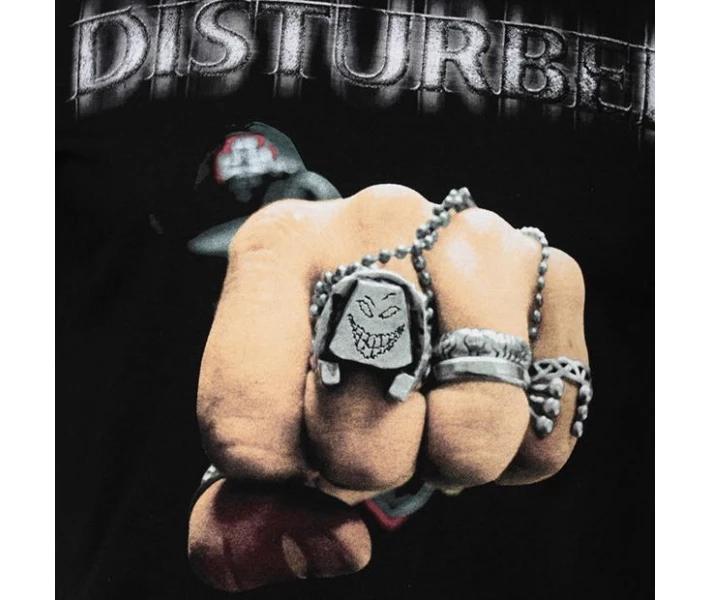 Фото - чоловічу футболку Футболка Official Disturbed Fist L