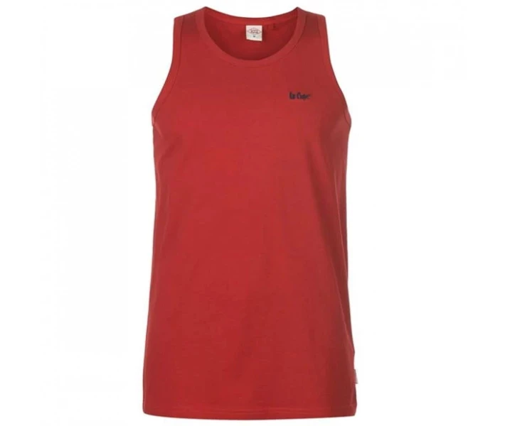 Фото - чоловічу майку Майка Lee Cooper Essential Vest Red XL