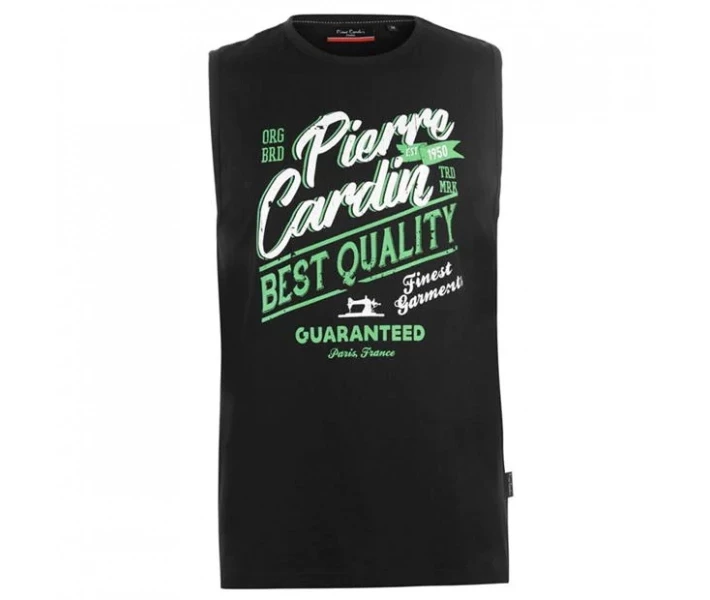 Фото - чоловічу майку Майка Pierre Cardin Graphic Vest Black L