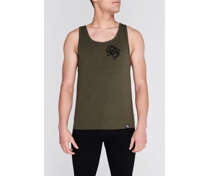 Фото - чоловічу майку Майка Fabric Embroidered Vest Khaki S