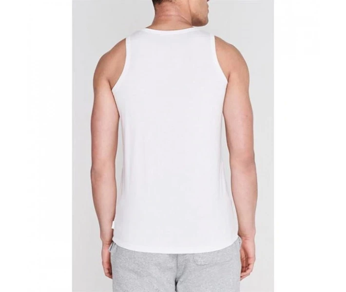 Фото - чоловічу майку Майка Lee Cooper Logo Vintage Vest White 1 M