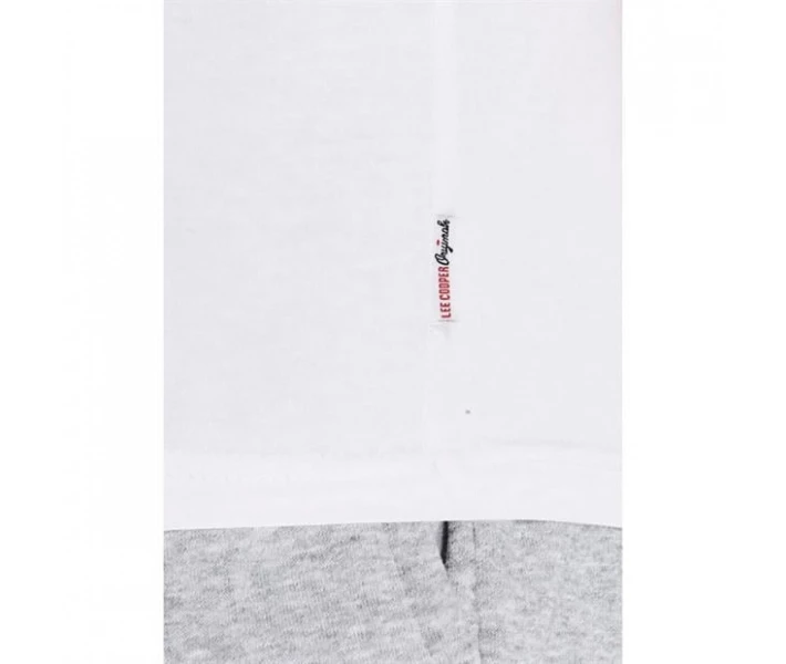 Фото - чоловічу майку Майка Lee Cooper Logo Vintage Vest White 1 M