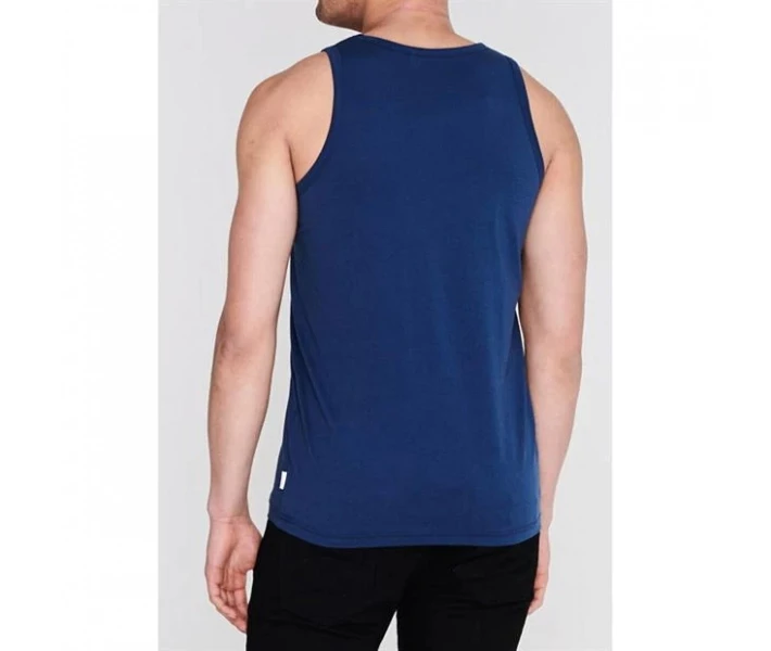 Фото - чоловічу майку Майка Lee Cooper Logo Vintage Vest Vintage Blue M