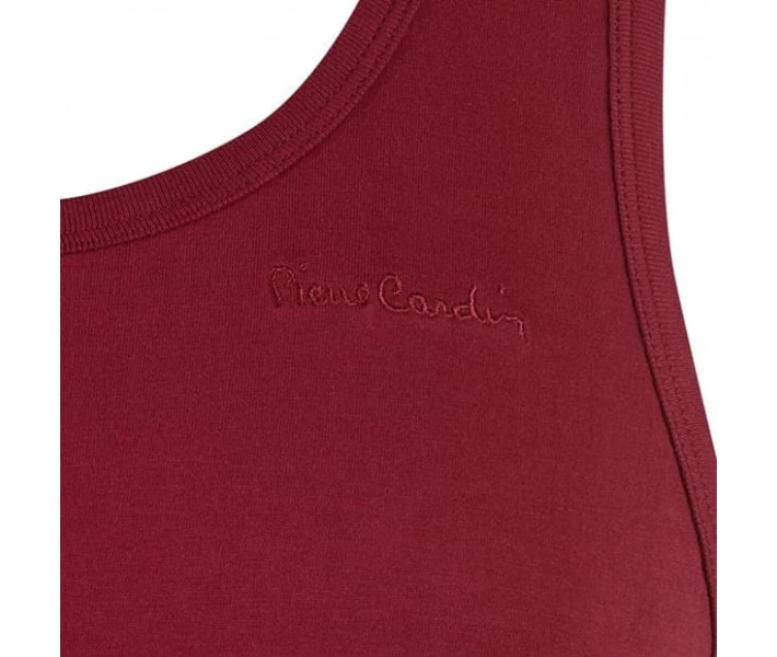 Фото - чоловічу майку Майка Pierre Cardin Plain Vest Burgundy S