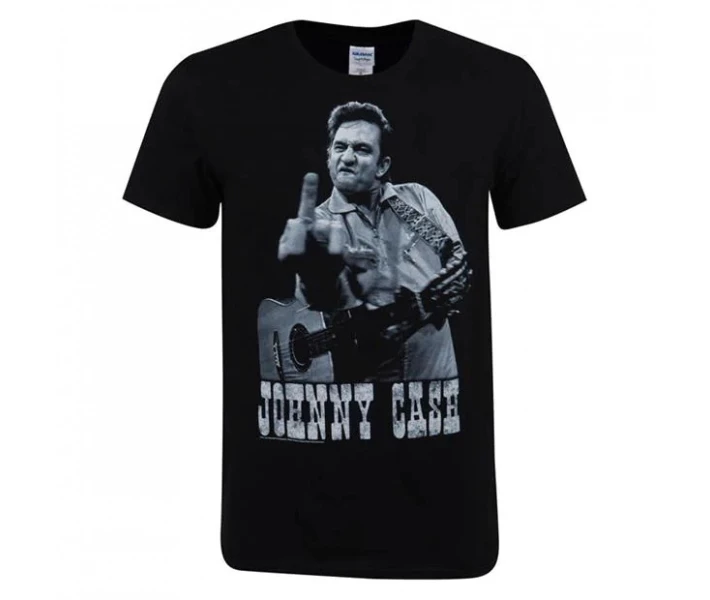 Фото - чоловічу футболку Футболка Official Johnny Cash Finger Salute S