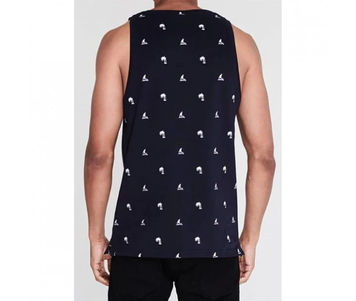 Фото - чоловічу майку Майка SoulCal All Over Print Tank Navy Palm S