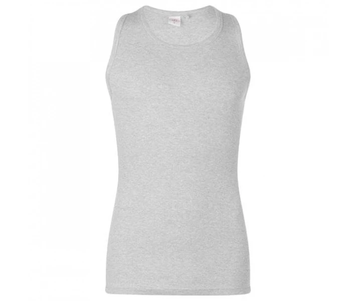 Фото - чоловічу майку Майка Lee Cooper Essential Rib Vest Grey Marl M