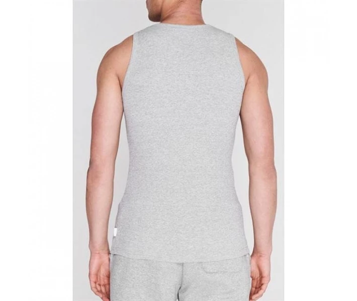Фото - чоловічу майку Майка Lee Cooper Essential Rib Vest Grey Marl M