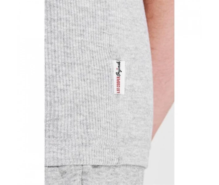 Фото - чоловічу майку Майка Lee Cooper Essential Rib Vest Grey Marl M