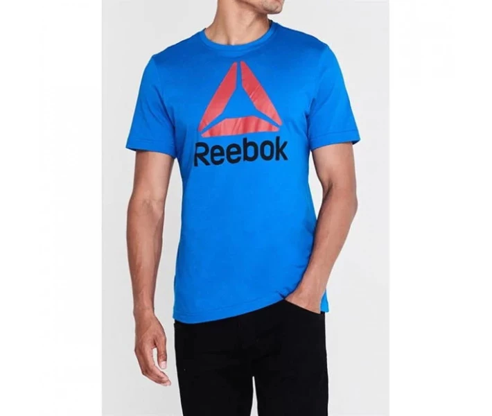Фото - чоловічу футболку Футболка Reebok Stack Delta Blue L
