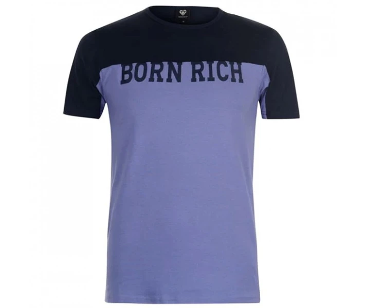 Фото - чоловічу футболку Футболка Born Rich Iniesta Blue Ice L