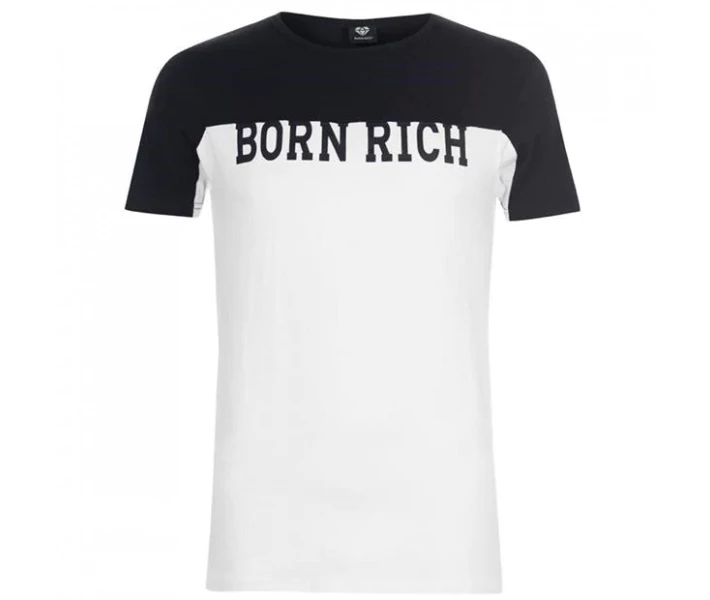 Фото - чоловічу футболку Футболка Born Rich Iniesta White M