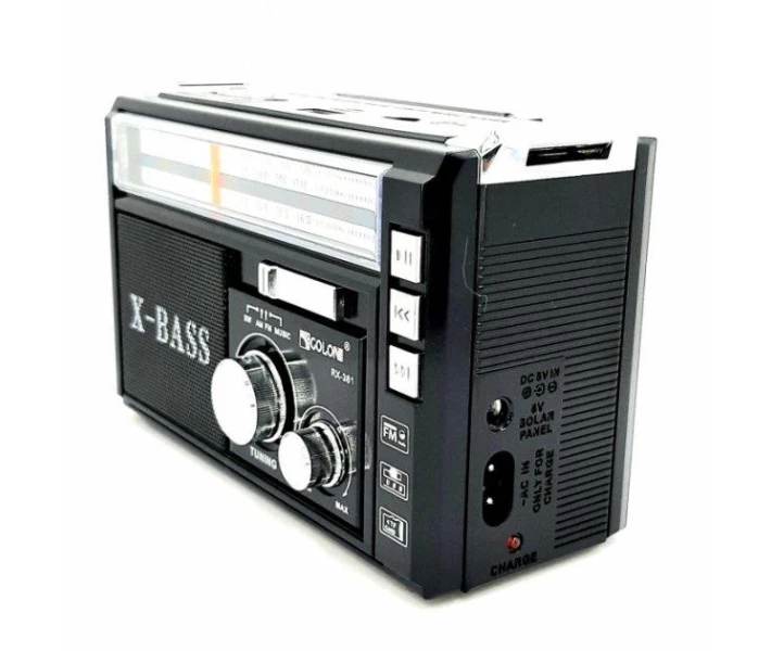 Фото - радіоприймач Радіоприймач портативний Golon RX-381 MP3 USB 3Вт black