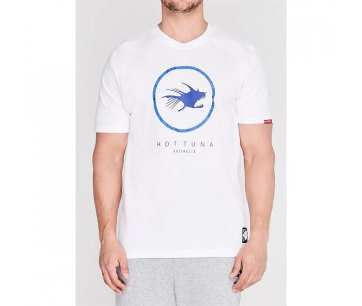 Фото - чоловічу футболку Футболка Hot Tuna Crew White Crcl Logo M