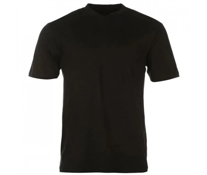 Фото - чоловічу футболку Футболка Donnay Three Pack V Neck T Shirt Black S