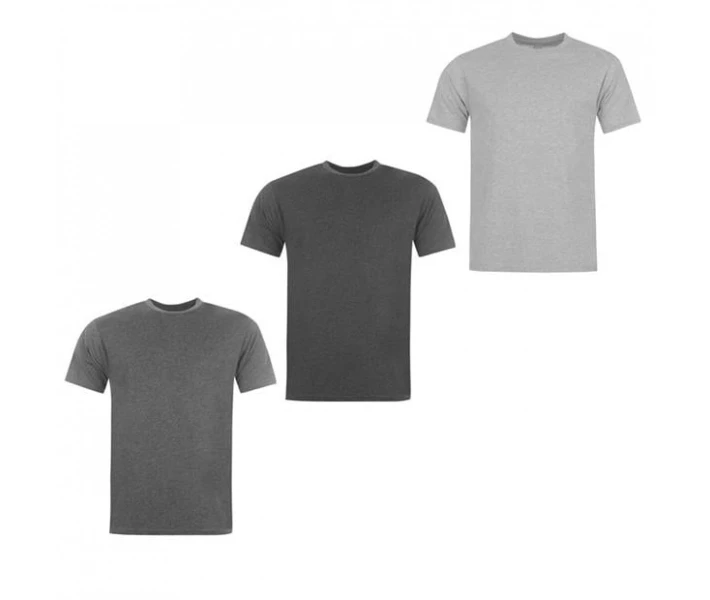 Фото - чоловічу футболку Футболка Donnay GreyM/CharM/Blk 3 шт XXL