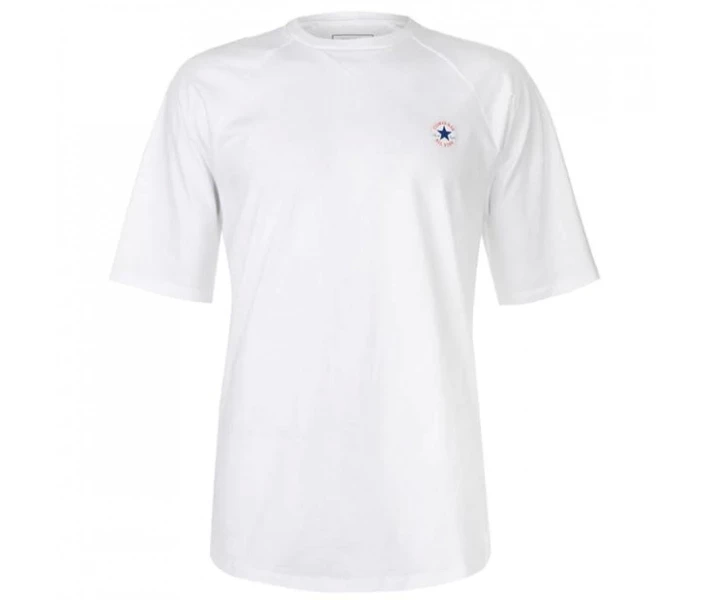 Фото - чоловічу футболку Футболка Converse Short Sleeve Raglan White S