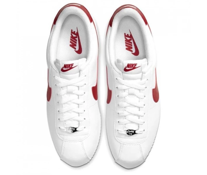 Фото - чоловічий кросівок Кросівки Nike Cortez Basic Ltr S00 White/Red 44.5