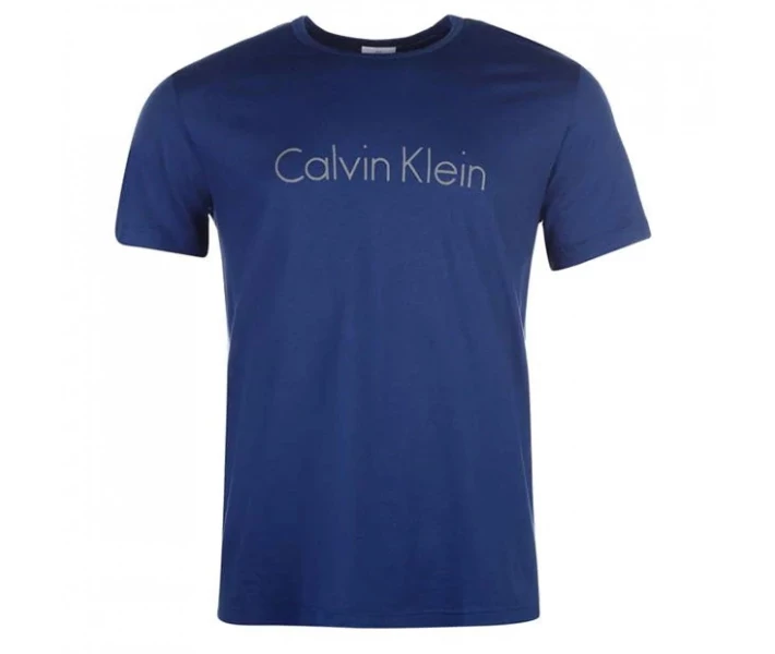 Фото - чоловічу футболку Футболка Calvin Klein Sleepwear Logo Crew Blue M