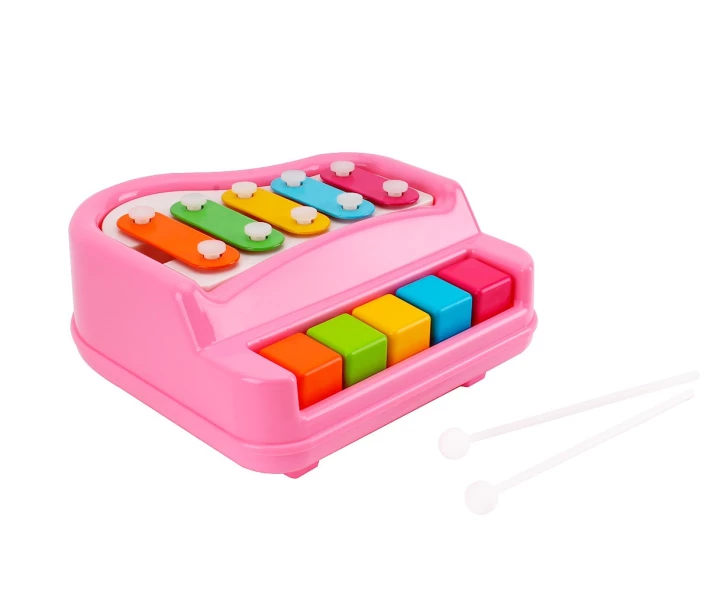 Фото - дитячий музичний інструмент Іграшка "Ксилофон - фортепіано" ТехноК 7907 Різнокольоровий (284)