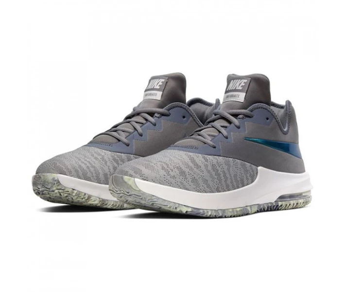 Фото - чоловічий кросівок Кросівки Nike AM Infuriate 3 Trainers Grey/Plat/Green 45