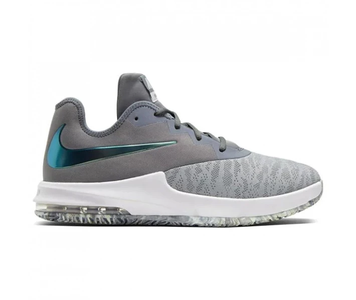 Фото - чоловічий кросівок Кросівки Nike AM Infuriate 3 Trainers Grey/Plat/Green 45