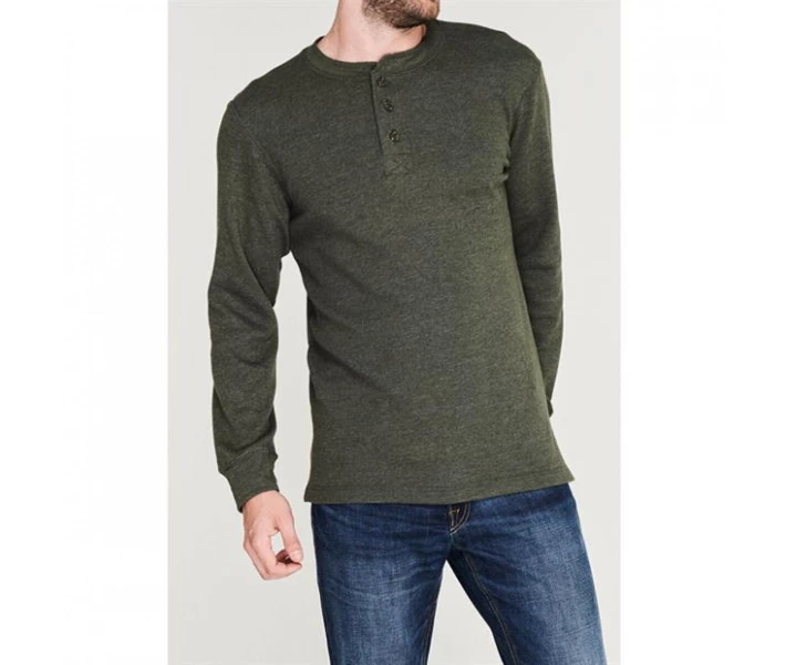 Фото - чоловічий джемпер Джемпер Gelert Thermal Henley Dark Green M