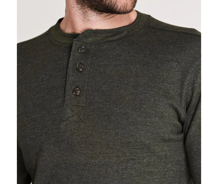 Фото - чоловічий джемпер Джемпер Gelert Thermal Henley Dark Green M