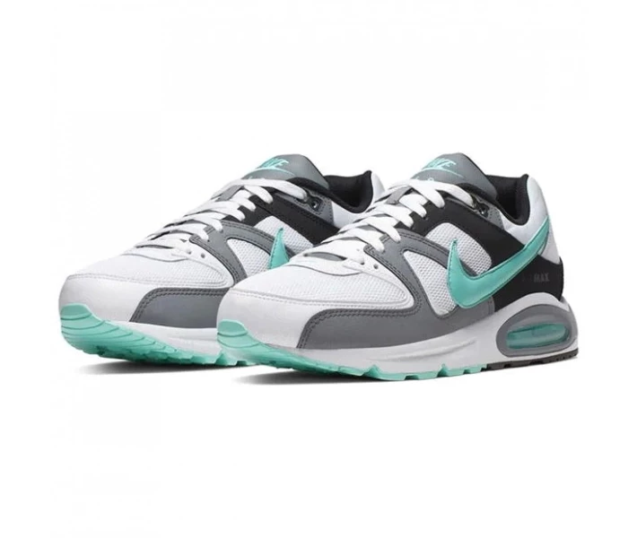 Фото - чоловічий кросівок Кросівки Nike Air Max Command Trainers White/Green/Gry 42.5