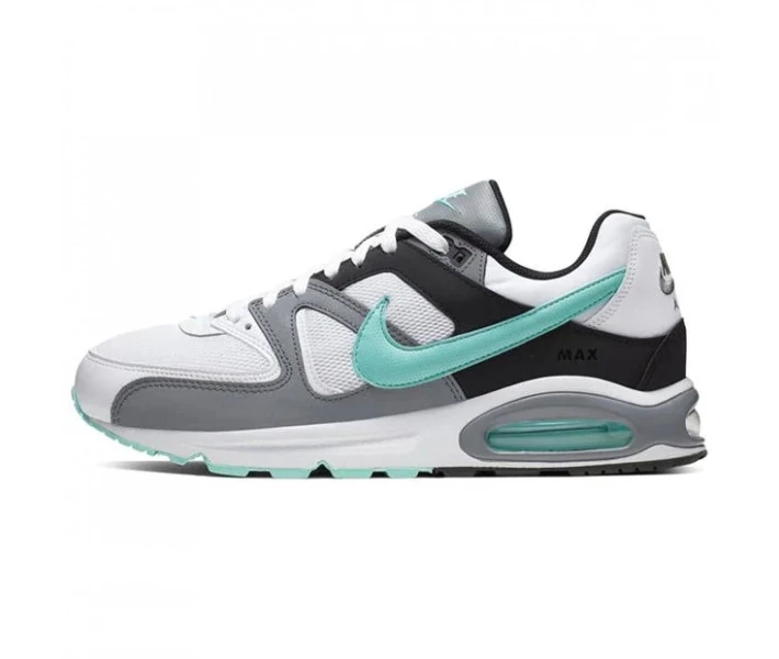 Фото - чоловічий кросівок Кросівки Nike Air Max Command Trainers White/Green/Gry 42.5