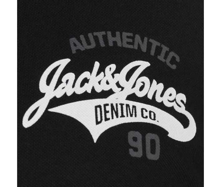 Фото - чоловіче поло Поло Jack and Jones Core Heritage Black XXL