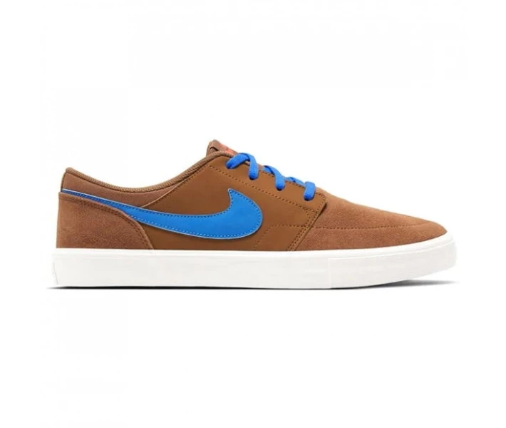 Фото - чоловічий кед Кеди Nike SB Solarsoft Portmore 2 Skate Brown/Blue 44