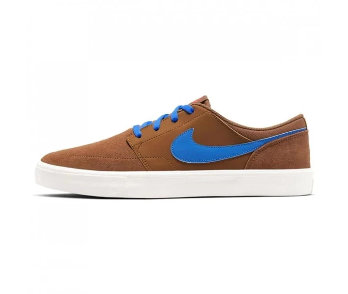 Фото - чоловічий кед Кеди Nike SB Solarsoft Portmore 2 Skate Brown/Blue 44