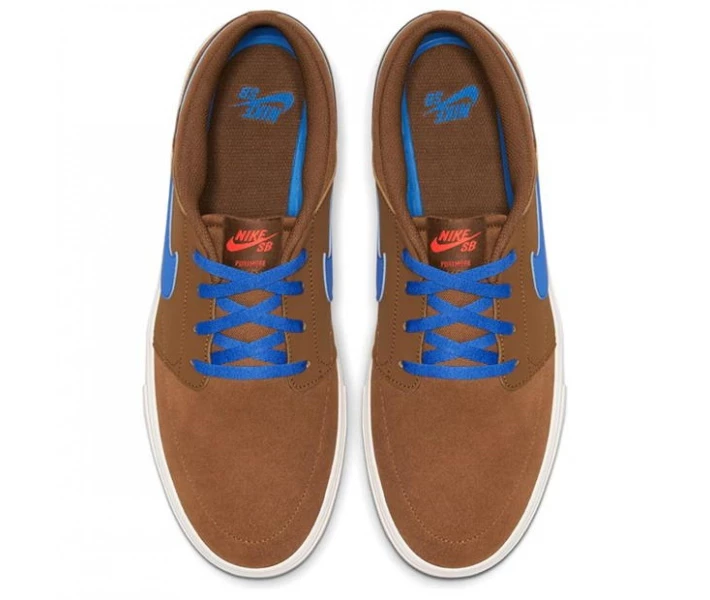 Фото - чоловічий кед Кеди Nike SB Solarsoft Portmore 2 Skate Brown/Blue 44