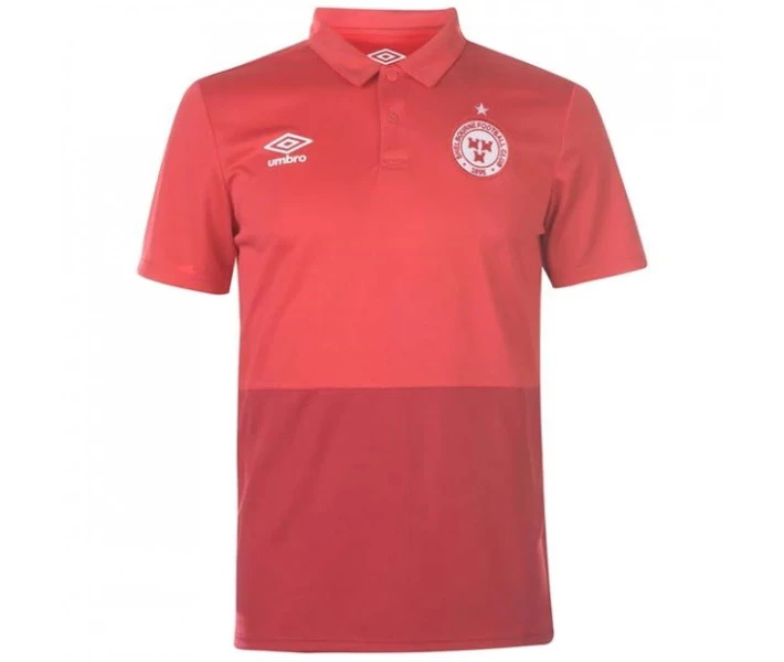 Фото - чоловіче поло Поло Umbro Shelbourne Vermillion/Red M