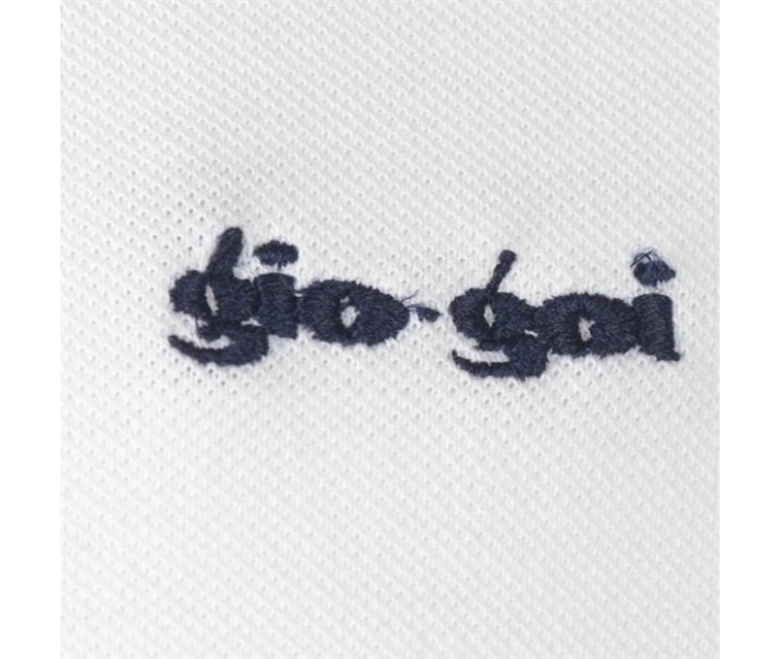Фото - чоловіче поло Поло Gio Goi Embroidered White S