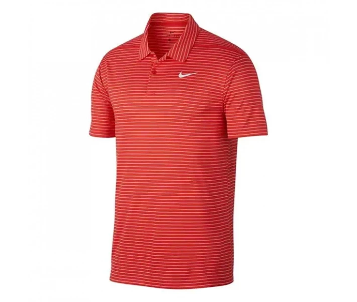 Фото - чоловіче поло Поло Nike Essential Stripe Shirt Red S