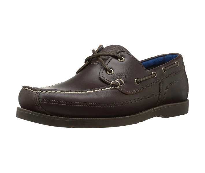 Фото - чоловічий мокасин Мокасини Timberland Piper Cove Leather Boat Shoe Dark Brown Full Grain 43.5