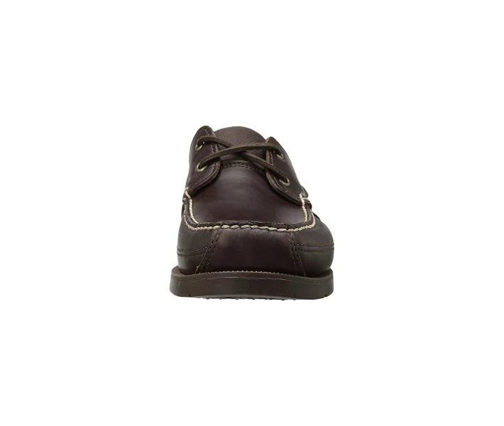 Фото - чоловічий мокасин Мокасини Timberland Piper Cove Leather Boat Shoe Dark Brown Full Grain 43.5