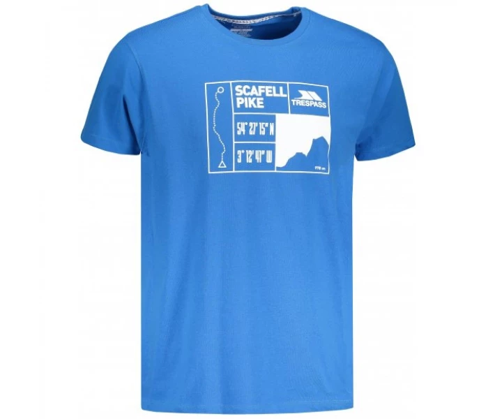 Фото - чоловічу футболку Футболка TRESPASS SCAFEL BLUE M