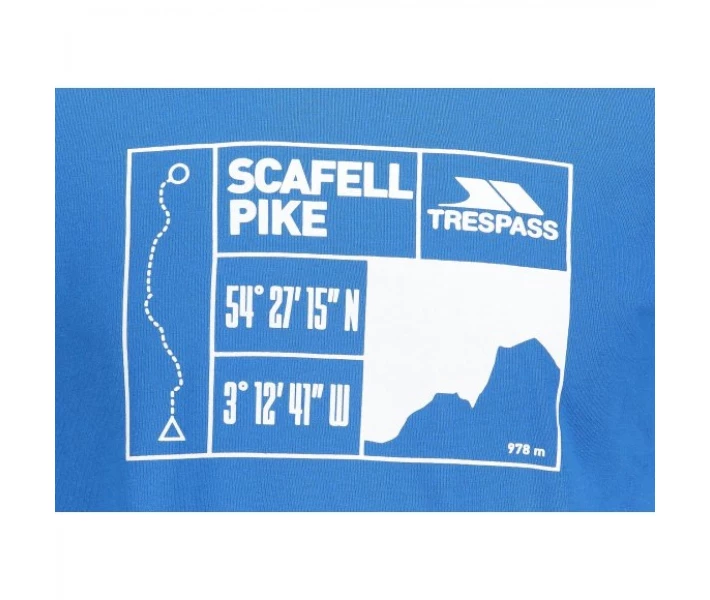 Фото - чоловічу футболку Футболка TRESPASS SCAFEL BLUE M