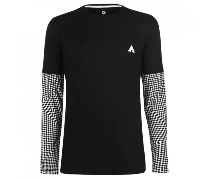 Фото - чоловічу футболку Футболка Airwalk Check Layer Black L