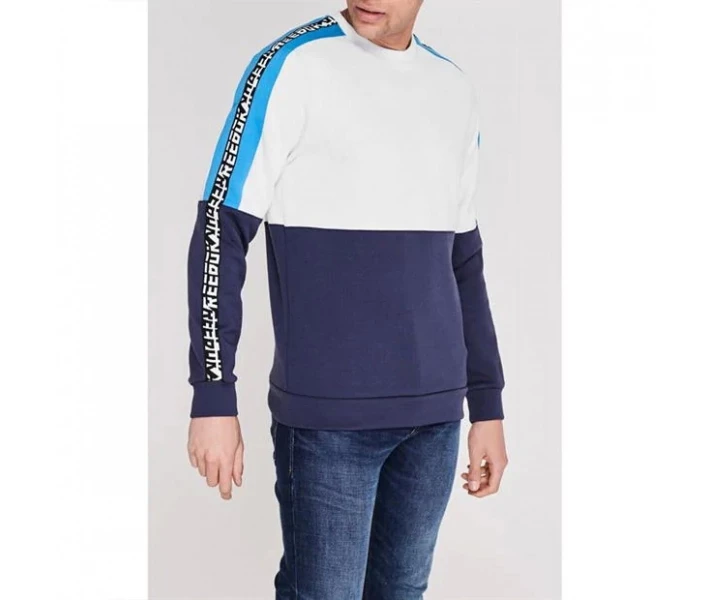 Фото - чоловіче худі Худі Reebok Meet You There Crew Sweater White 2X