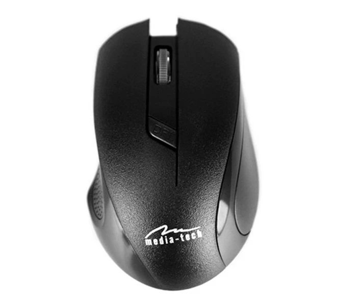 Фото - Мишки Мишка Media-Tech Trico, бездротова, 3 кн., 2400dpi, чорна (MT1114)